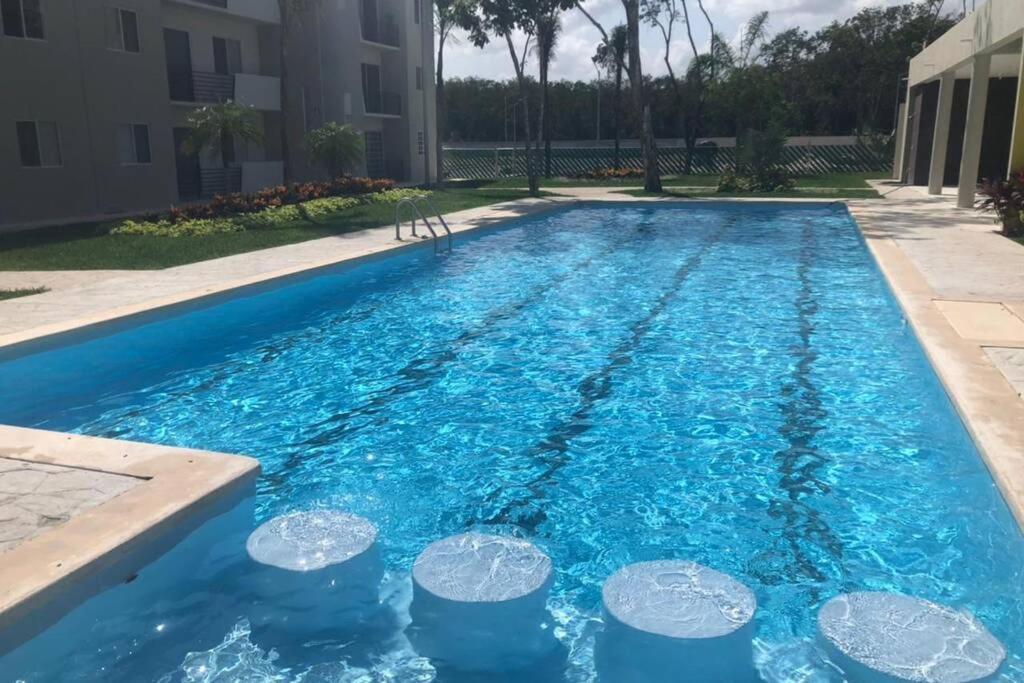 Vive Tus Vacaciones, Depa Nuevo Playa Del Carmen Apartment Luaran gambar