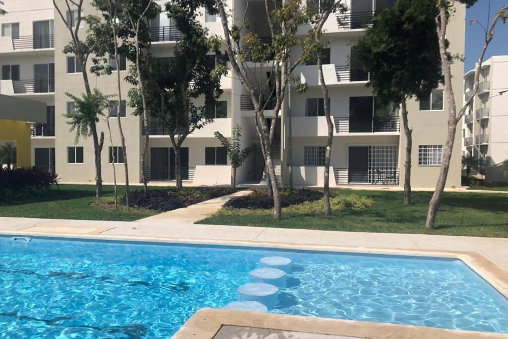 Vive Tus Vacaciones, Depa Nuevo Playa Del Carmen Apartment Luaran gambar